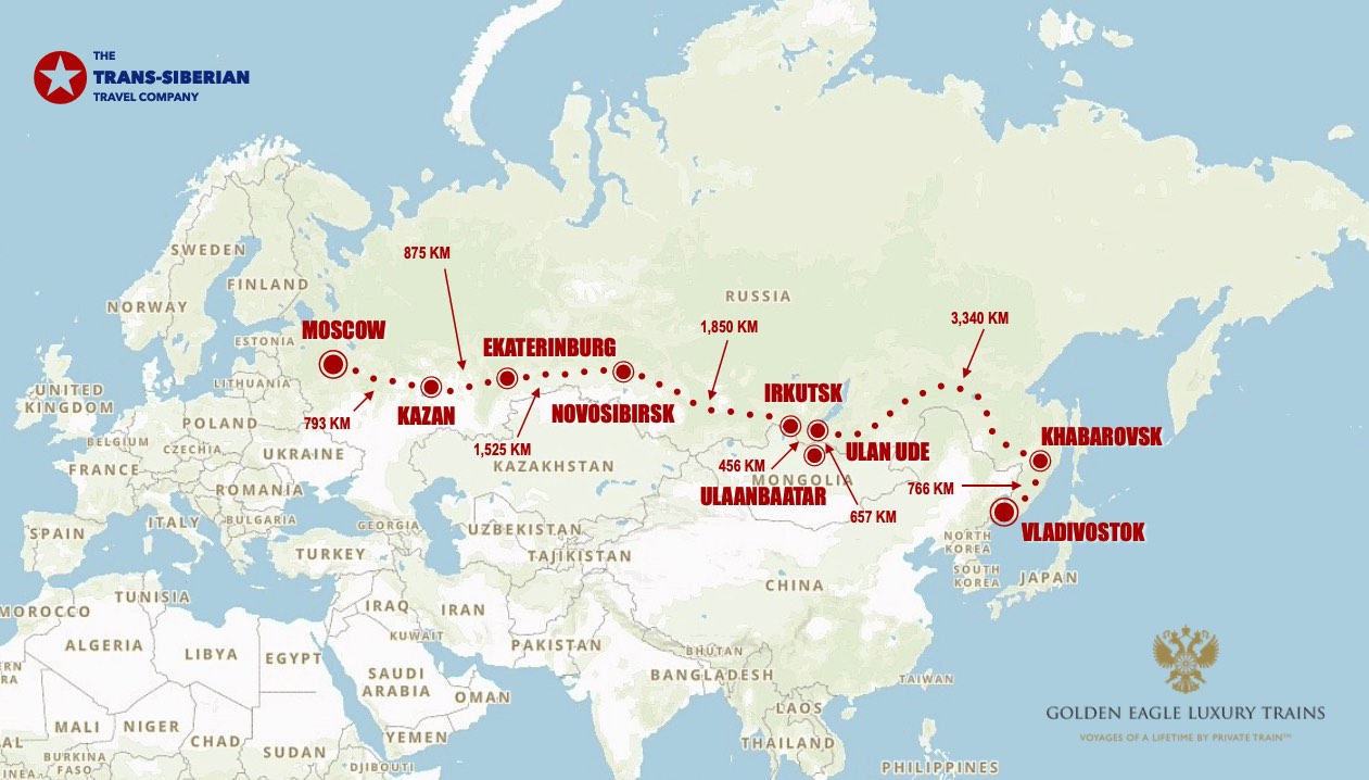 Golden Eagle vladivostok moscow map